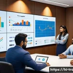 Home 15 무역 이론의 기초와 응용 - A detailed business strategy meeting scene featuring diverse Indian professionals in formal attire d...